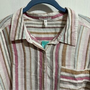 Maurices 2X striped blouse NWT